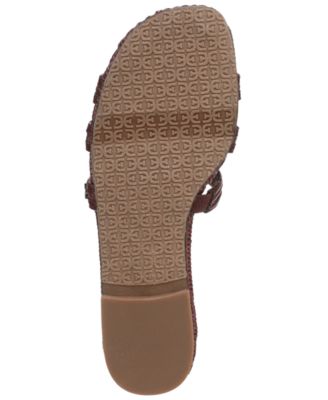 Bay Slip-On Flat Leather Casual Sandals