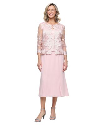 Alex Evenings Petite 2-Piece. Lace Jacket Dress Set - Macy's