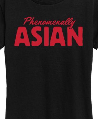 Plus Size Instant Message Phenomenally Asian Graphic T-Shirt