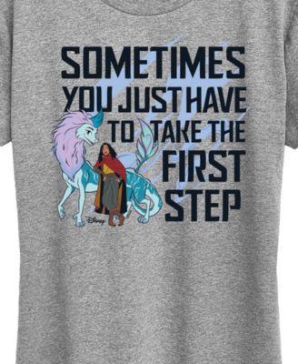 Plus Size Raya and The Last Dragon Take The First Step Graphic T-Shirt