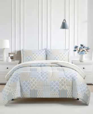 Patchwork Reversible 3-Pc. Comforter Sets