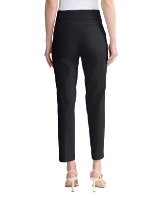 Women's Straight-Leg Pull-On Ankle Pants