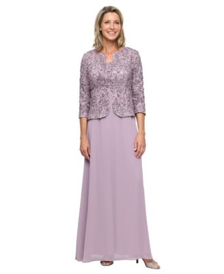 Women's Empire Waist Long Open Soutache Jacket Dress