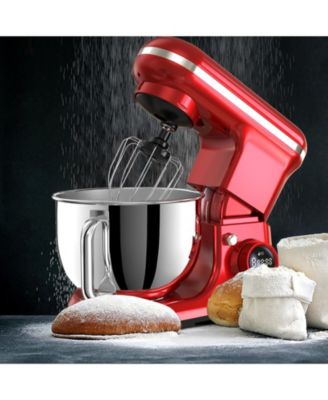 5.3 Qt Digital Display Stand Mixer 8 Speed with Egg Whisk, Dough Hook & Flat Beater