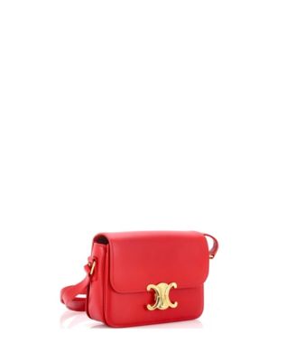 Teen Triomphe Shoulder Bag Smooth Calfskin