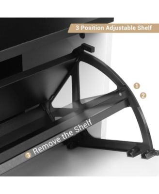 Shoe Cabinet with 3 Flip Drawers, Hidden Shoe Storage Cabinet for Entryway,  Narrow Shoe Rack with Legs