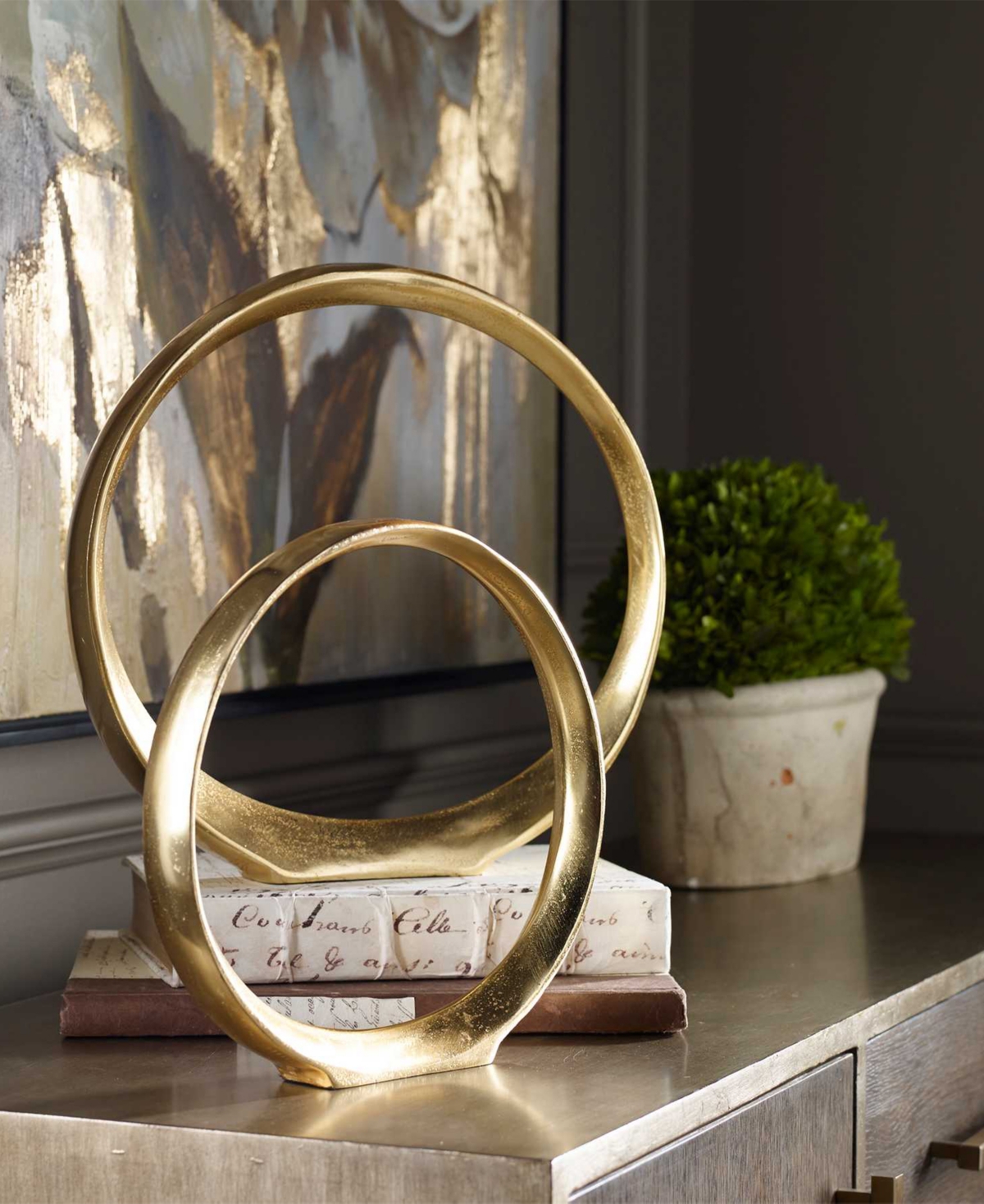 Uttermost Jimena Ring Sculptures, Set of 2