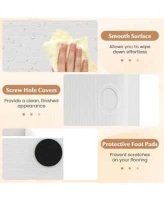 3 Tier Small Space Bookshelf with Display Shelf Organizer