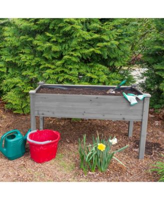  inch Raised Garden Bed with Legs, Elevated Wooden Planter Box for Outdoor Plants