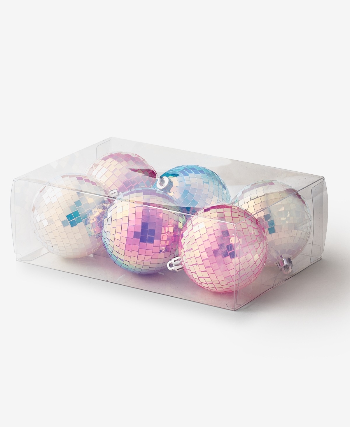 Holiday Lane Whimsy Set of 6 Shatterproof Disco Ball Ornaments, Macy's Exclusive