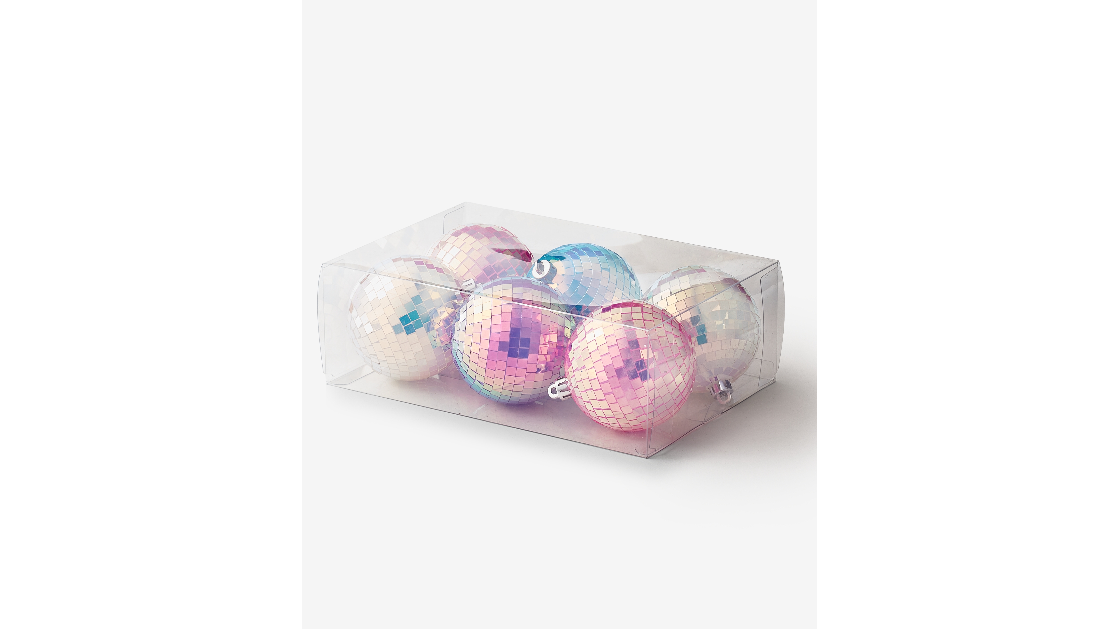 Holiday Lane Whimsy Set of 6 Shatterproof Disco Ball Ornaments, Macy's Exclusive