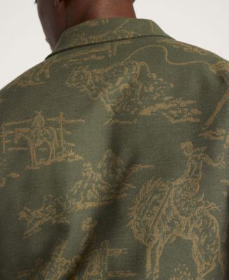 Men's Quilted Chamois Work Trucker Jacket