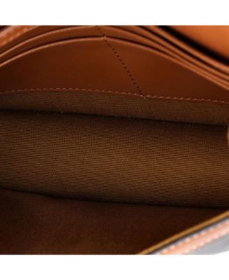 Triomphe Envelope Flap Wallet on Chain Triomphe Coated Canvas