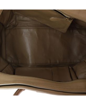 Shoulder Luggage Bag Leather