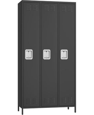 Doors Employee Lockers for Office, Metal Sorage Locker Combination, Lockable Employees Metal Locker With Door, Industrial Storage Lockers