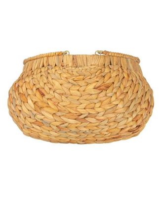 Water Hyacinth Handwoven Flower Basket Set of 2