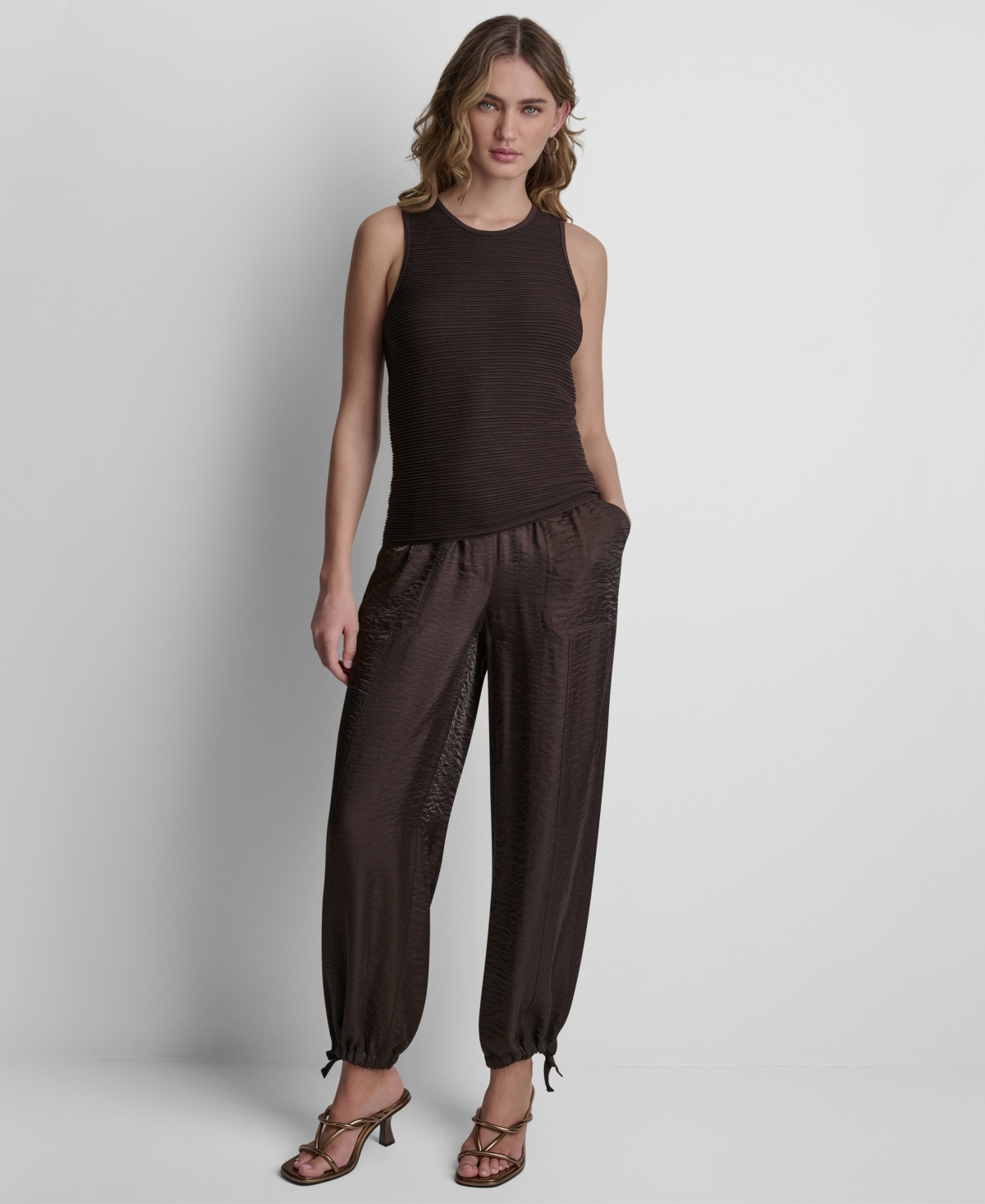 Dkny Women's Cutaway Seamless Tank