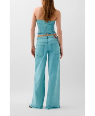 Women's Culotte Ques Denim Pant