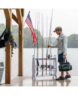 Marlin Fishing Rod Storage Stand | Holds up to 24 Rods