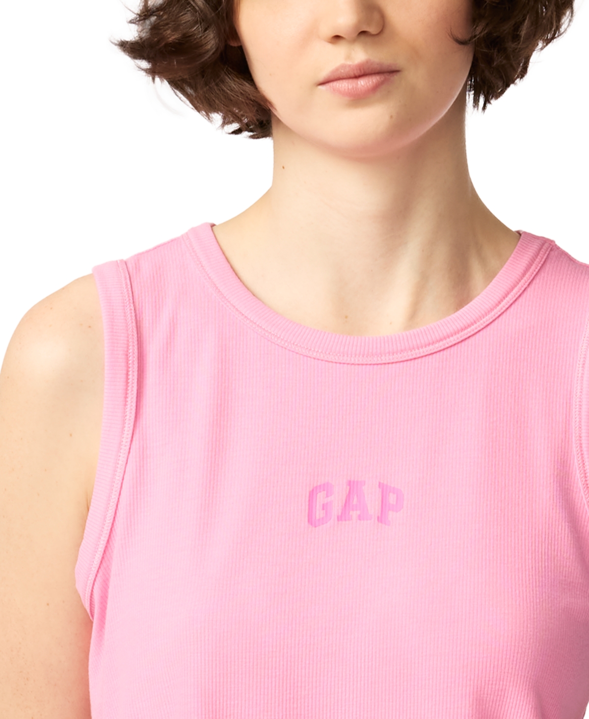 Gap Women's Ribbed Tank Top and Pull-On Shorts, 2-Piece Set