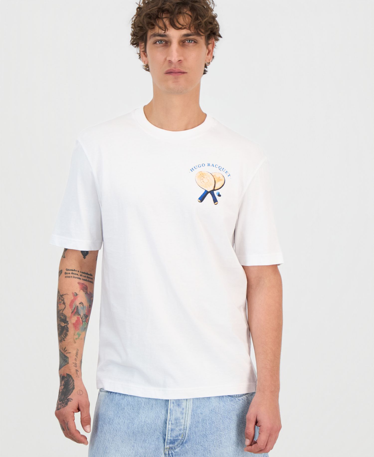 Men's Nulaxo Cotton Graphic Regular-Fit T-Shirt