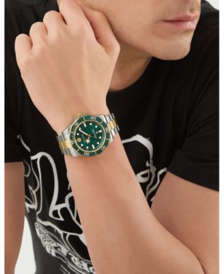 Men's Aquastorm Two-Tone Stainless Steel Bracelet Watch, 44mm