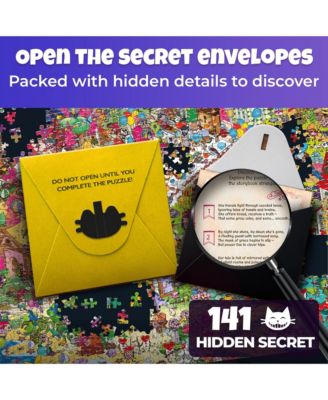 1000 Piece Puzzle for Adults Hood — Fantasy Adult Puzzles with Secret Tasks & Fairy Tale Audio Story for Deep Relaxation