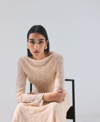 Women's Open Back Sequin Dress