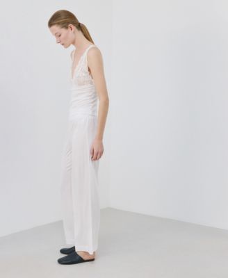 Women's Basic Long Lyocell Trousers