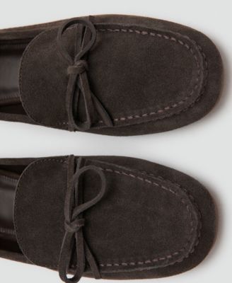 Women's Bow Suede Moccasins