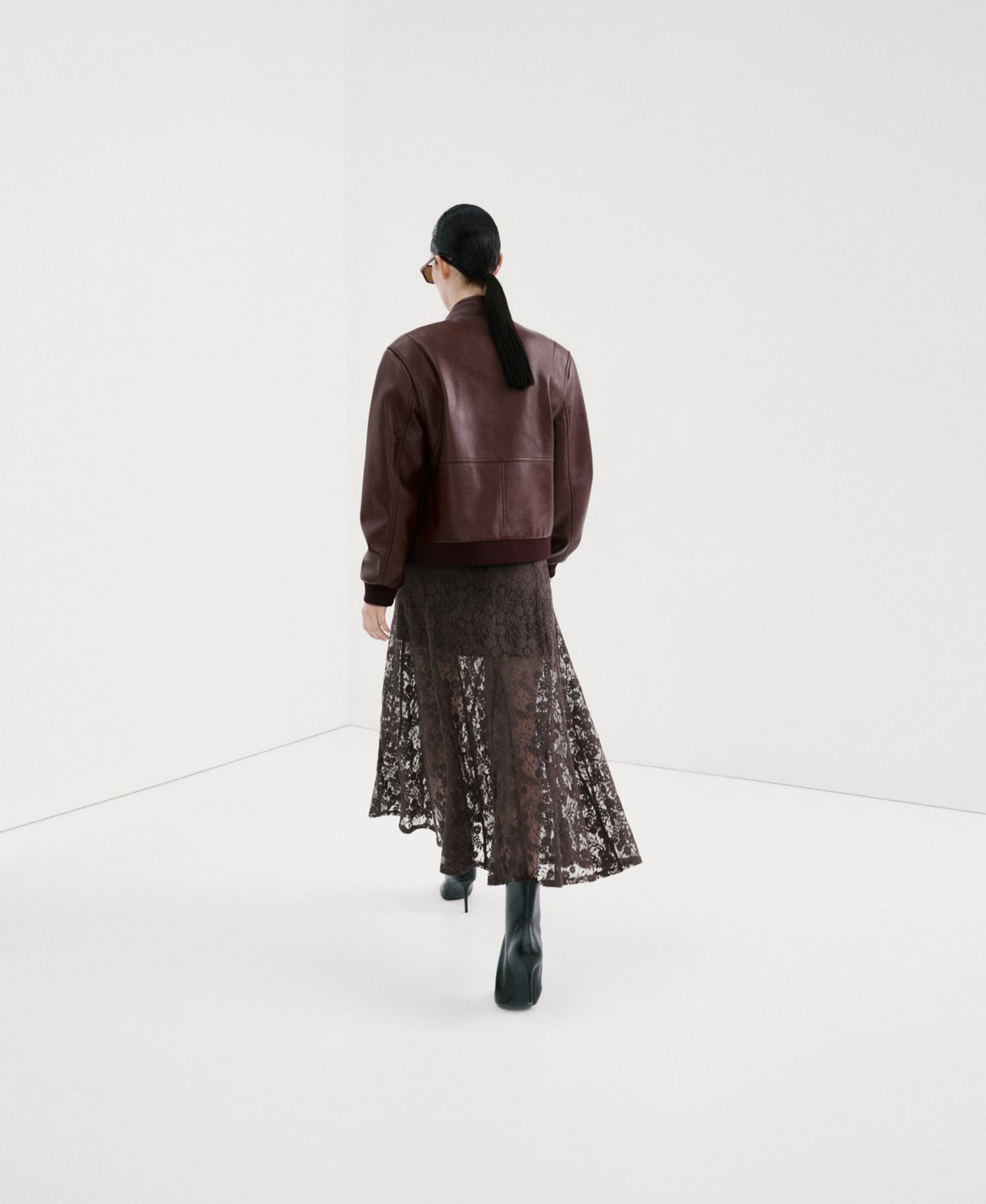 Women's Pockets Collarless Jacket