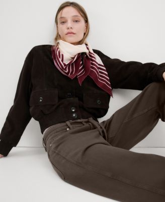 Women's Drawstring Wide-Leg Jeans