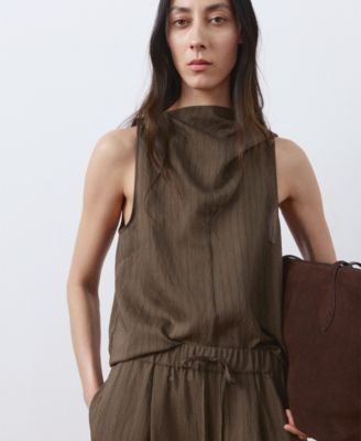 Women's Straight Striped Pants