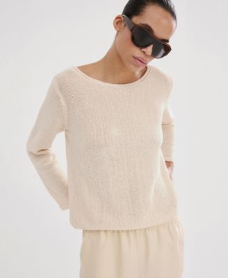 Women's Long-Sleeve Knitted Sweater