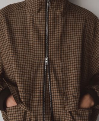 Women's Houndstooth High-Neck Jacket