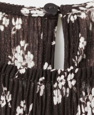 Women's Floral-Print Midi-Dress