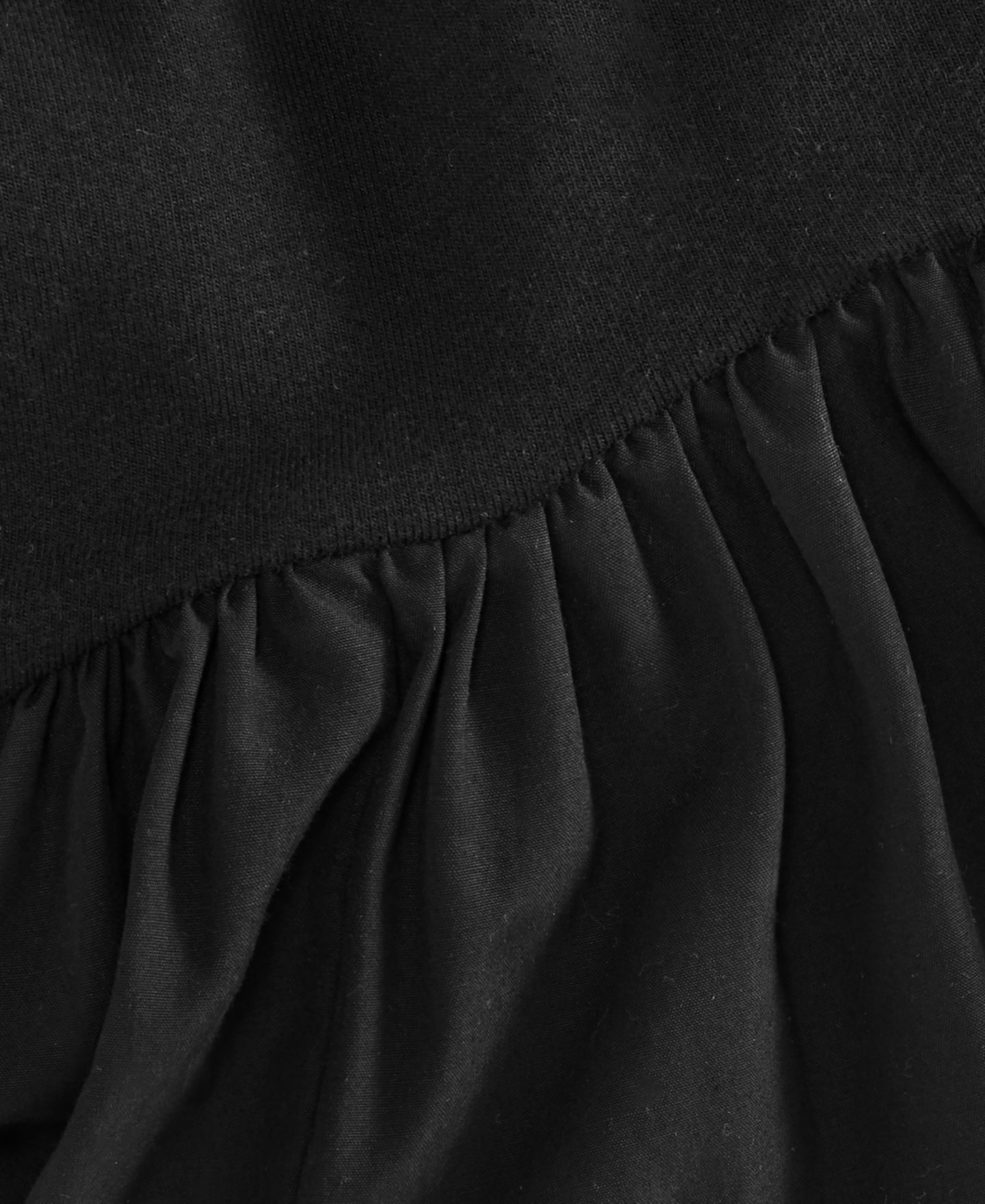 Женское платье On 34th Curved-Waist Mixed-Media Midi, цвет: Глубокий чёрный — фото 6