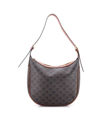 Medium Heloise Bag Triomphe Coated Canvas