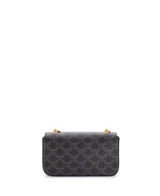 Small Triomphe Chain Shoulder Bag Triomphe Coated Canvas