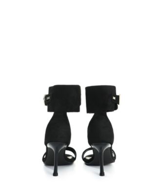 Suede Women's Leather Heeled Sandals