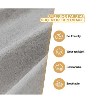 Loveseat Couches Set of 2 for Living Room, 80 in Modern Couch with Deep Seats, Comfortable Love Seat Sofa with Sturdy Frame