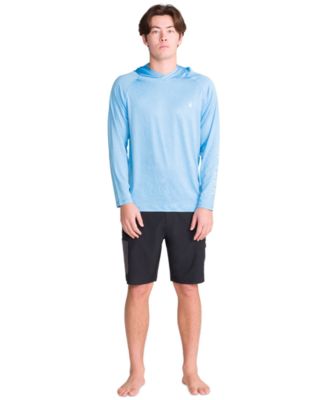 Men's Hooded Raglan Long-Sleeve UPF 50+ Rashguard