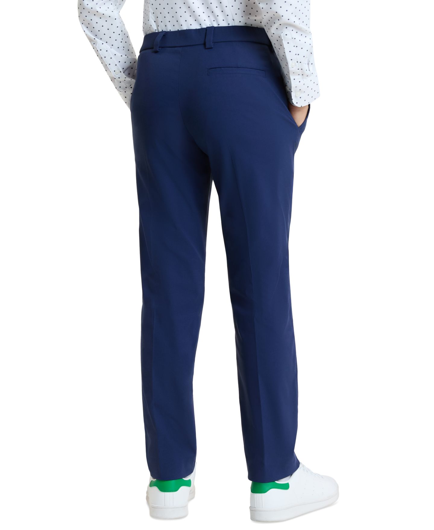 Брюки Michael Kors Front Button Pant для мальчиков, цвет: Тёмно-синий — фото 3