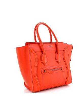 Micro Luggage Bag Smooth Leather