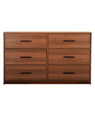 5 Drawer Mid Century Modern Dresser Sturdy Cabinet for Living Room Home Furniture with Spacious Drawers Easy Assem