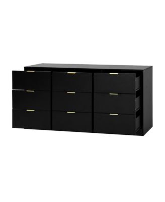 Slim 5 Drawer Dresser Wood for Bedroom Living Room Small Space Storage