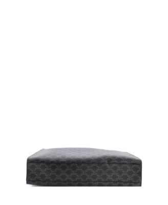 Horizontal Logo Cabas Tote Triomphe Coated Canvas