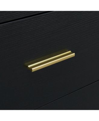 5 Drawer Rustic Dresser Space Saving Cabinet for Entryway Home Furniture with Spacious Drawers Easy Assembly Durab