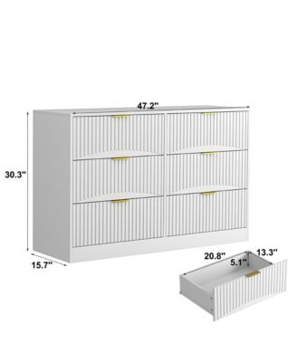 5 Drawer Classic Dresser Multipurpose Cabinet for Kids Room Home Furniture With Spacious Drawers Easy Assembly.