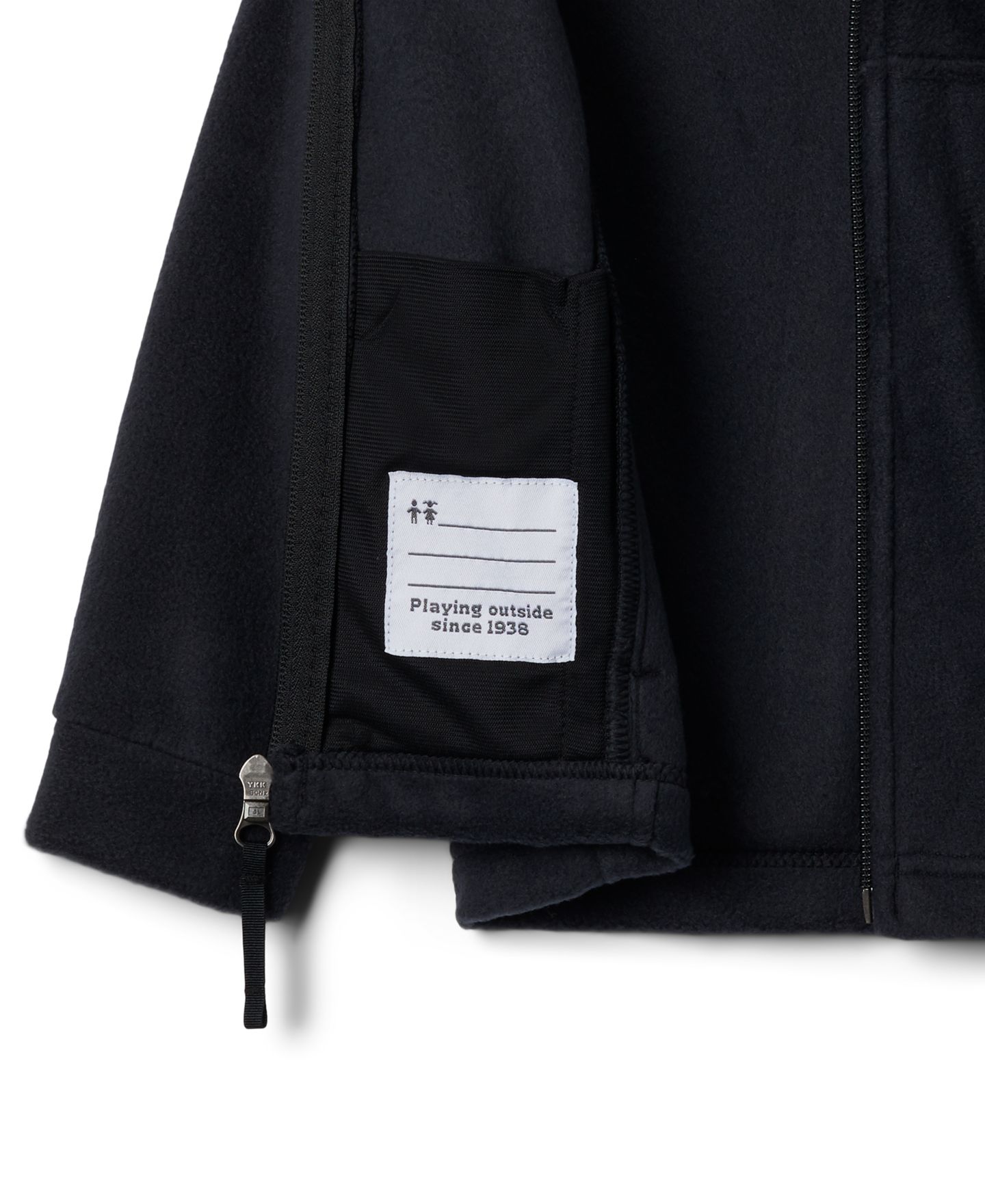 Куртка Columbia Steens Mountain Fleece Jacket для мальчиков-малышей, цвет: Чёрный — фото 3